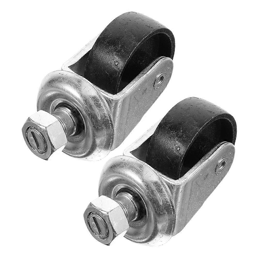 2pcs Heavy Duty Swivel Caster Wheels for Hydraulic Floor Jack – Easy Installation, Enhanced Performance, Universal Car Supplies Compatibility