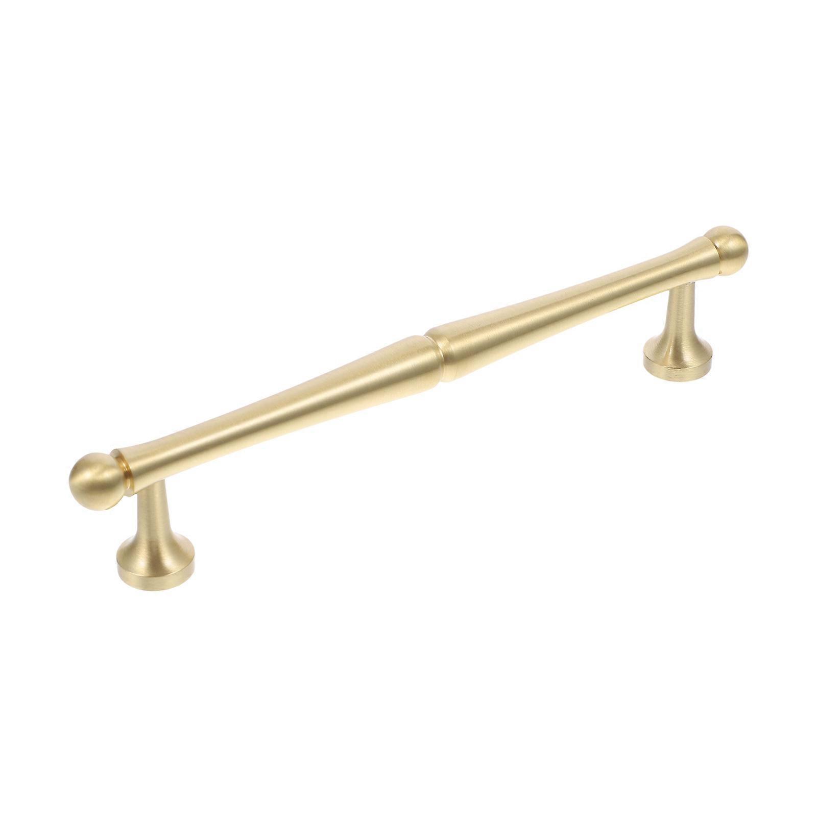Golden Copper Cabinet Handle for Home Use Durable Matte Brushed with 5 Inch Hole Distance