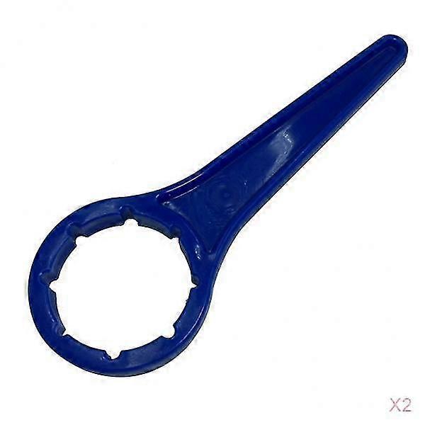 2 Pcs Lid Opener Wrench f/ 18L 20L 25L 30L 60L Water Barrel Bucket Drum Blue