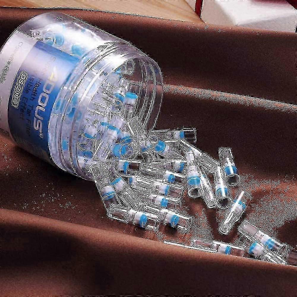 100pcs Cigarette Holder,disposable Cigarette Filter Tobacco Smoking Reduce Tar Filtration Cleaner Holder,2 Boxes