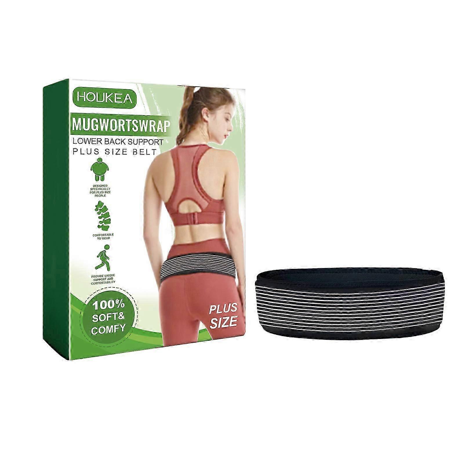 Houkea Waist Support Extra-Large Waist Belt for Relieving Body Aches, Back Discomfort, and Waist Support
