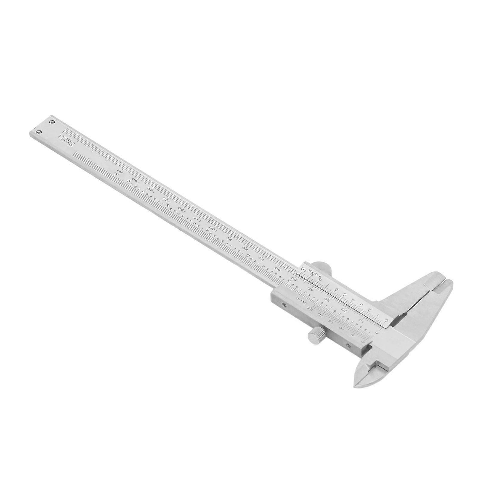 Stainless Steel Caliper Ergonomic Design Easy to Use 0-6 Inches (0-150mm) Wide Measuring Range Accurate Measurement