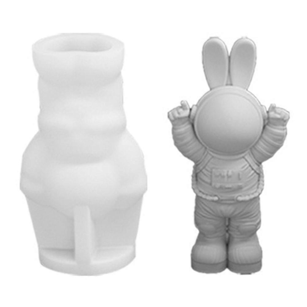 A101C- 8 Space Rabbit Shape DIY Silicone Fondant Mold Cake Decorating Tool (BPA Free, No FDA)