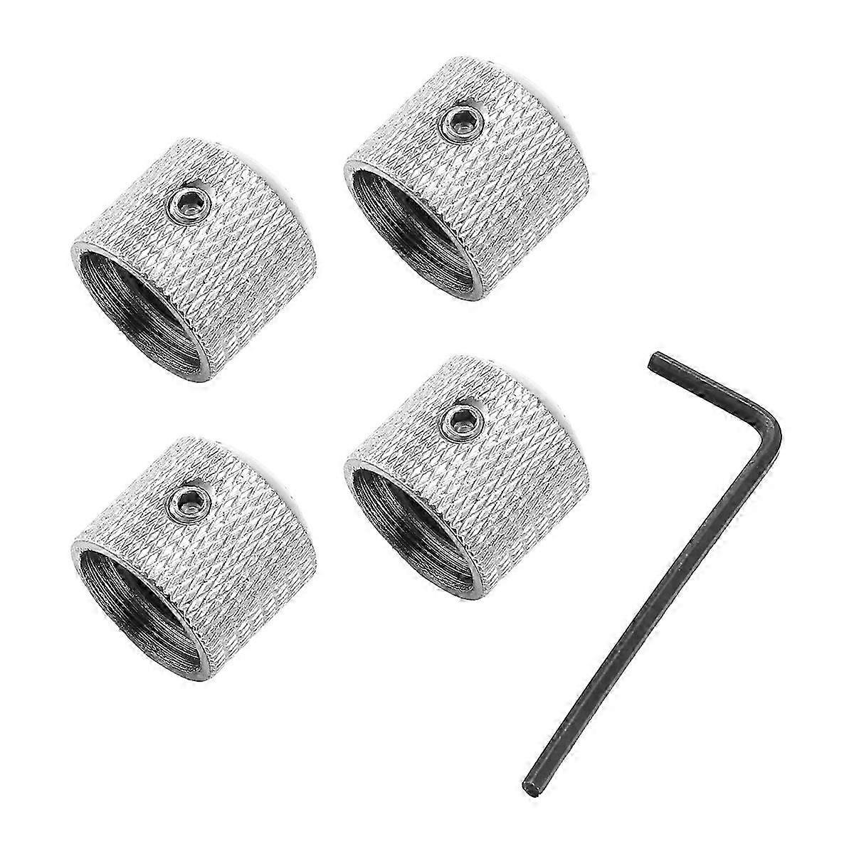 Metal Volume Tone Dome Tone Guitar Speed Control Knobs with Screws