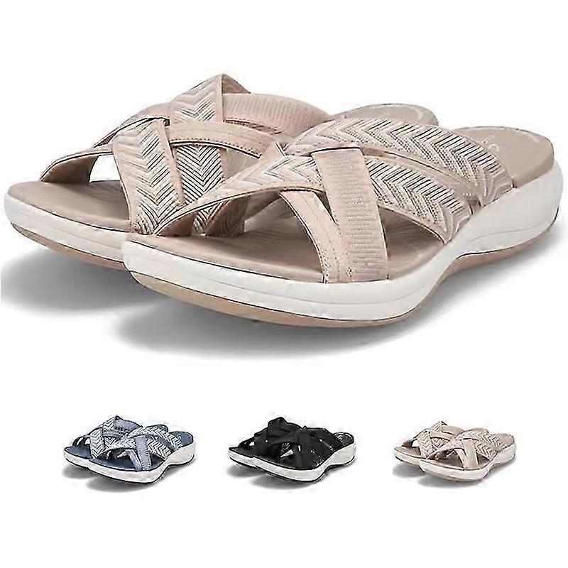 Recovery Walking Plantar Slides Sandals With Arch