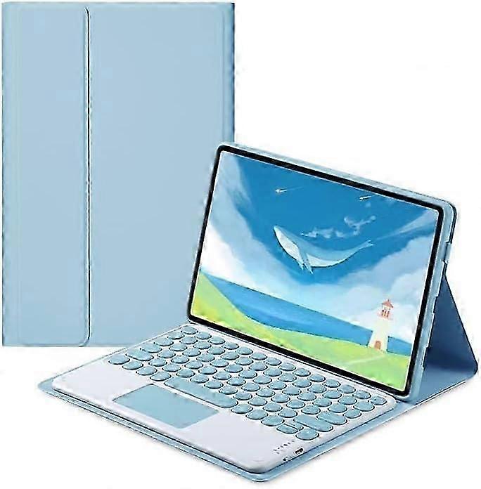 Touchpad Keyboard Case for Xiaomi Mipad Pad 5 Pro ( Blue )