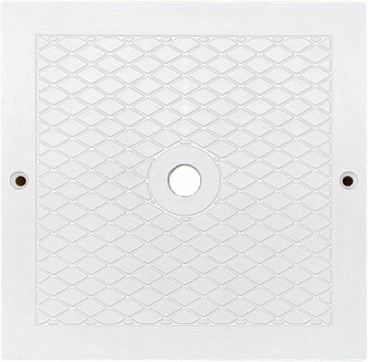 10" Square Pool Skimmer Cover Replacement for Pools and Spas, White