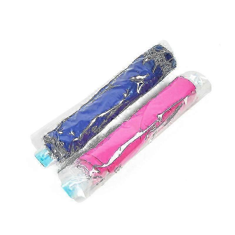 أكياس تخزين ضغط فراغ للسفر والملابس والفراش - 2 عبوة 35x50 سم قابلة لإعادة الاستخدام موفر للماء