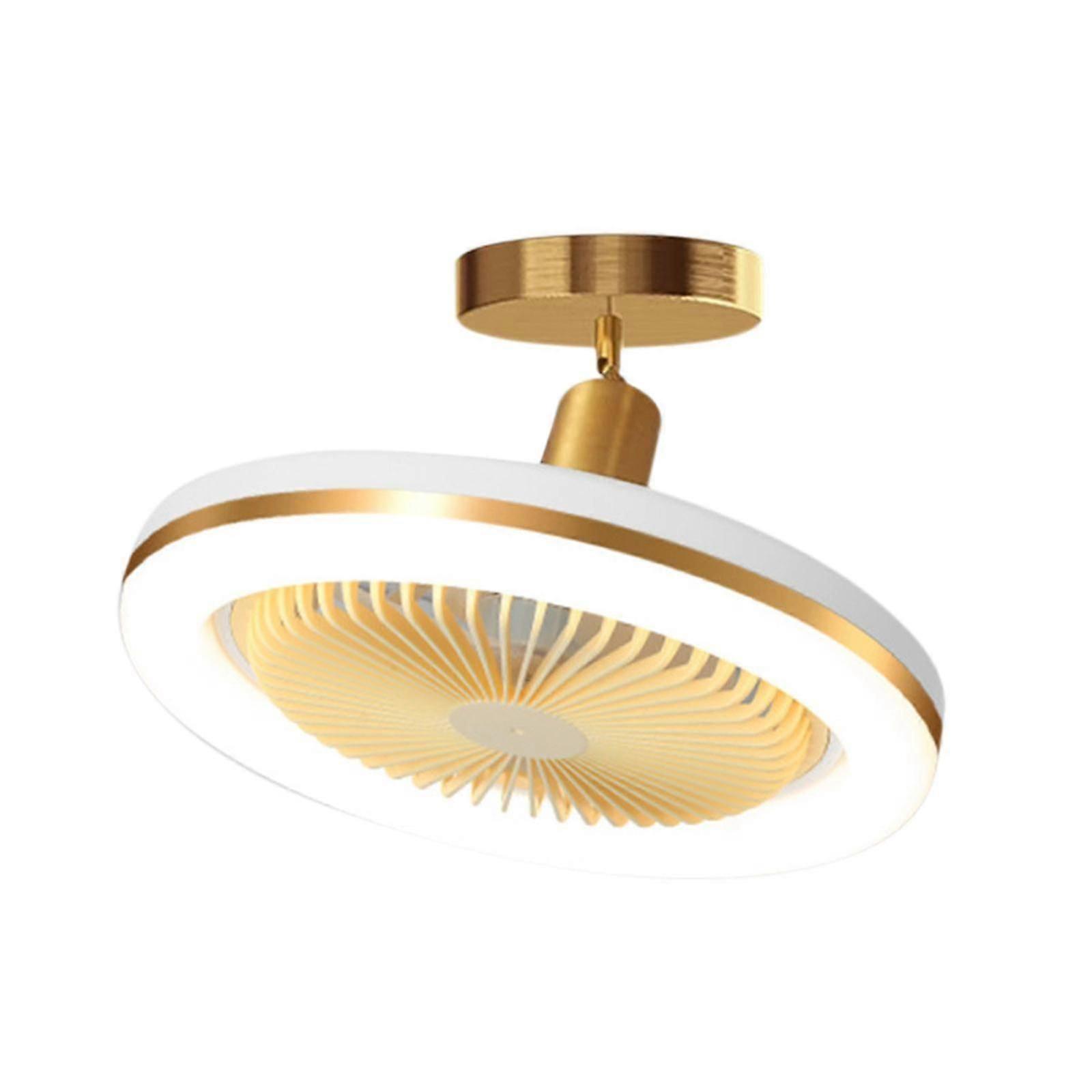 Fans For Bedroom Cooling Fan Ceiling Style Modern Sketchy And Luxurious Circular Dining Table Dining Hall Pendant Light Invisible And Silent Master Be
