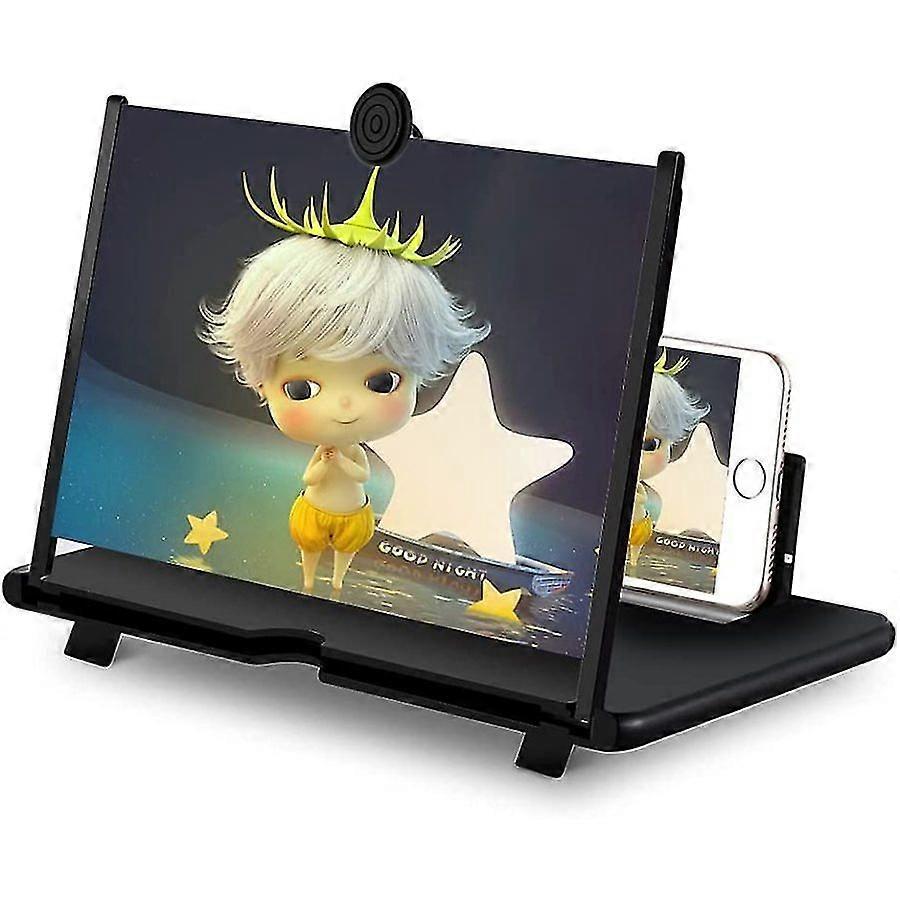 16" Thin Foldable Phone Screen Magnifier, Hd Phone Amplifier Portable