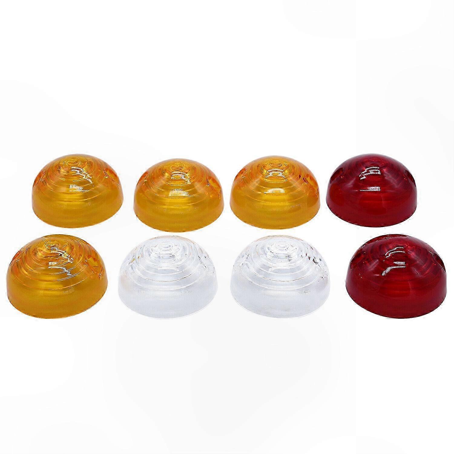 8-Piece Tail Light and Side Lamp Lens Kit for  Def Styling Upgrade