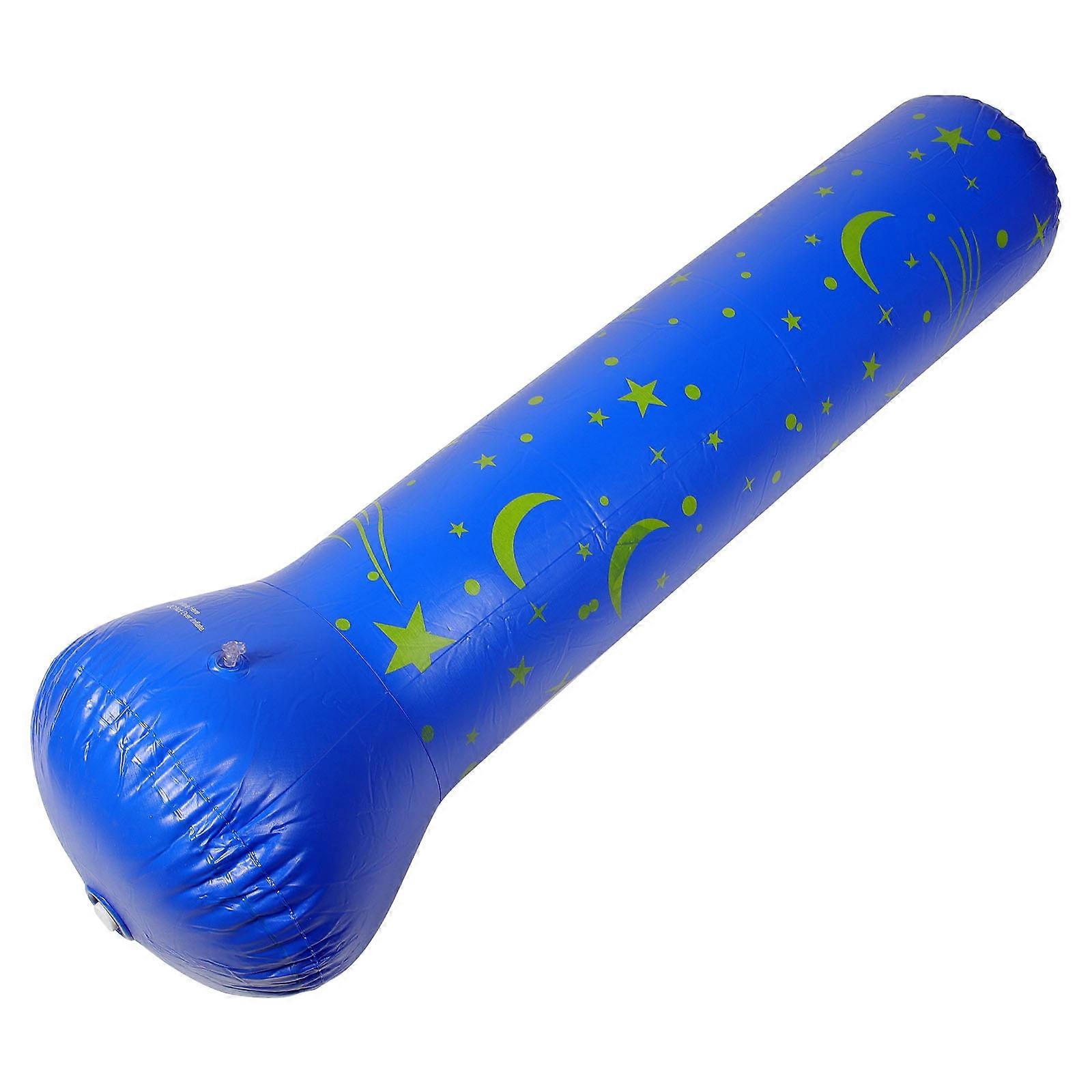 Fitness Inflatable Boxing Column Punching Tumbler for Adults 160x30cm Blue Exercise 1Pcs