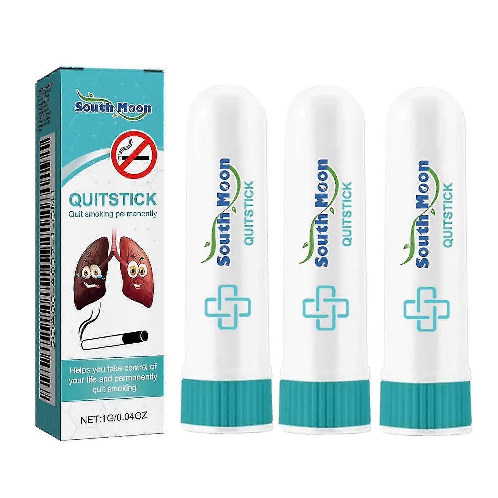 3x Breathe Free Quit Stick for smoking cessation aromatherapy