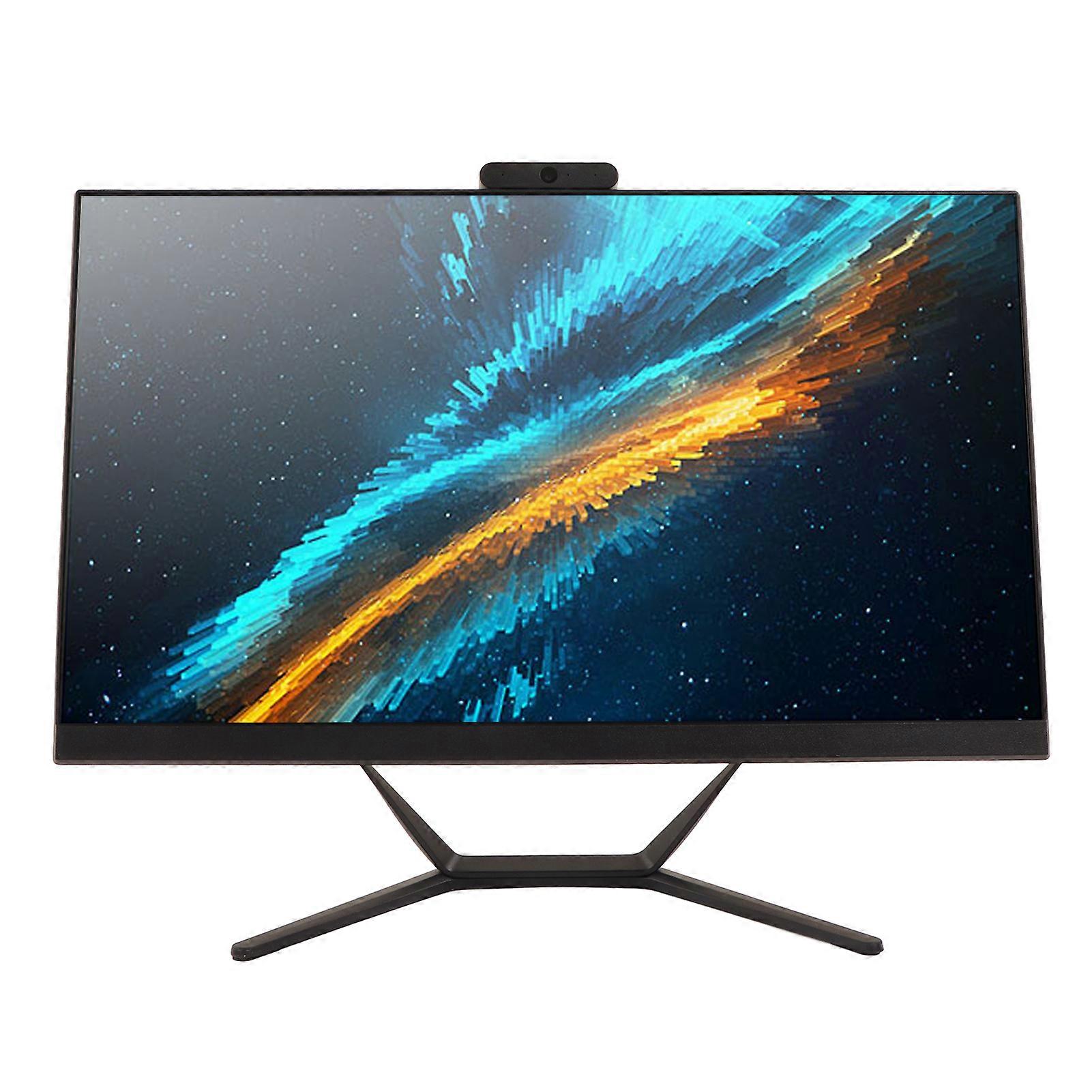 23.8 Inch FHD AIO Desktop 4 Core 4G DDR4 SSD Black PC