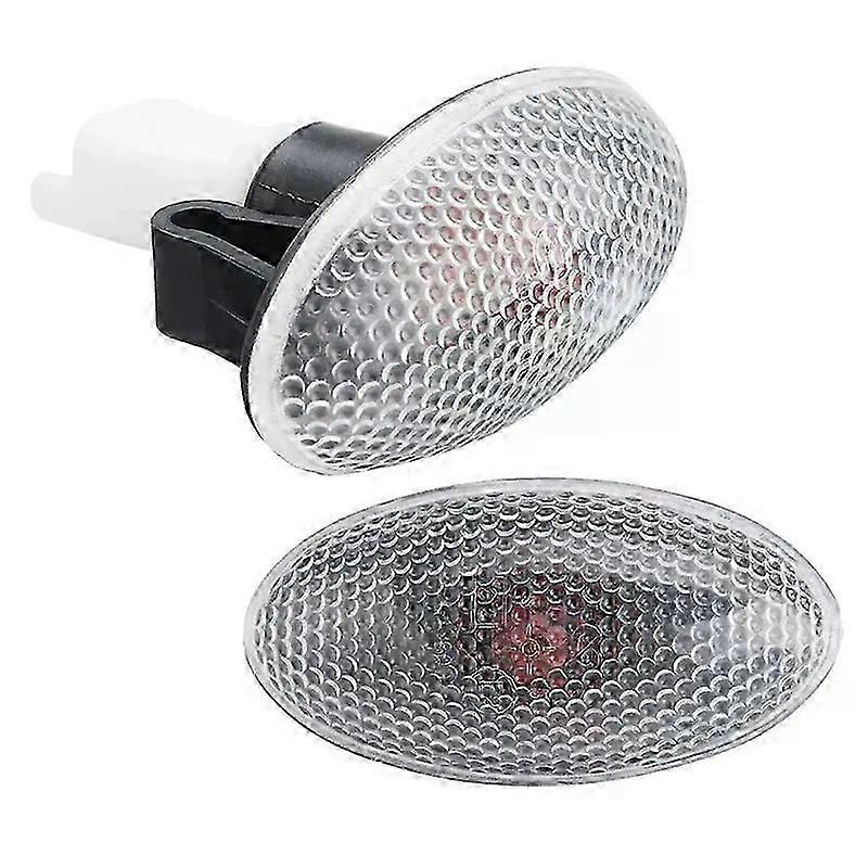 632574 2 X Turn Signal Side Marker Light Repeater Lamp Indicator Suitable for  Peugeot 206 407 607