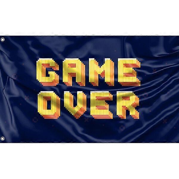 Game Over Flagge Muster 620