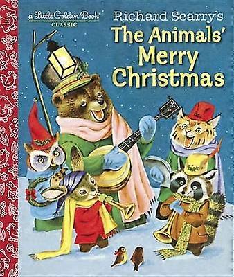 Richard Scarrys The Animals Merry Christmas by Kathryn Jackson Paperback Book