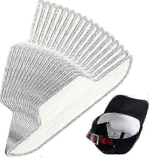 50/100pcs قبعة بطانة كاب ماصة عرق وسادة يمكن التخلص منها للبيسبول الجولف ، يمنع رائحة البقع ، واقيات طوق تنفس ناعم منصات العرق