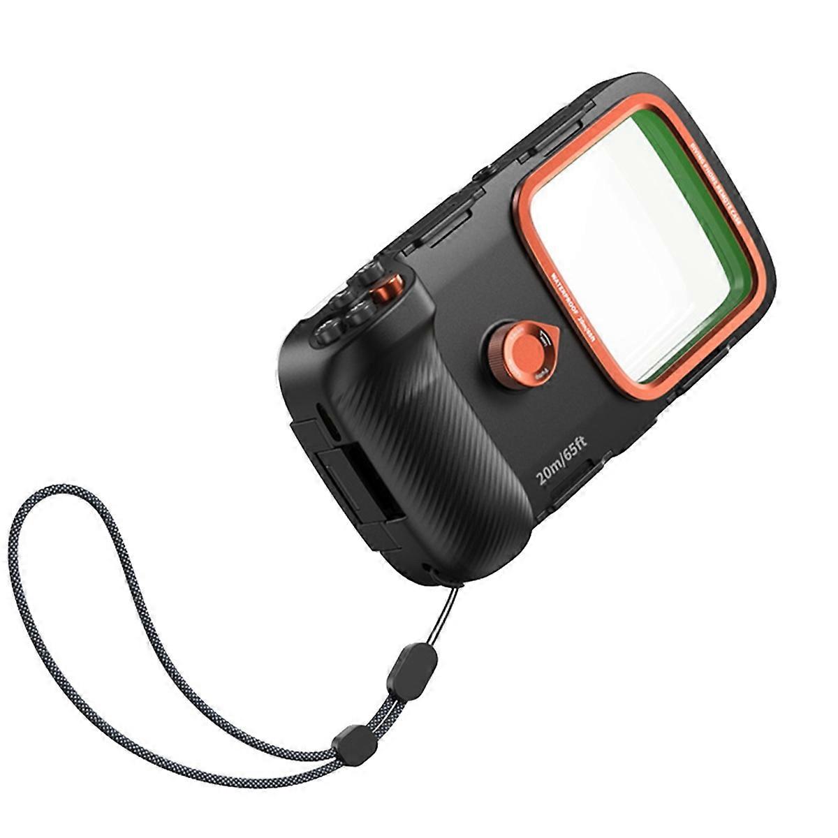 Waterproof Camera Handle 20m/65ft Bluetooth Diving Phone Case for Surfing Swimming Enhanced P ography Protection