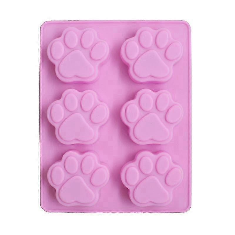 3 PCS Paw Soap Ice Cream Chocolate Cake Silicone Mold Soap Shape 2025