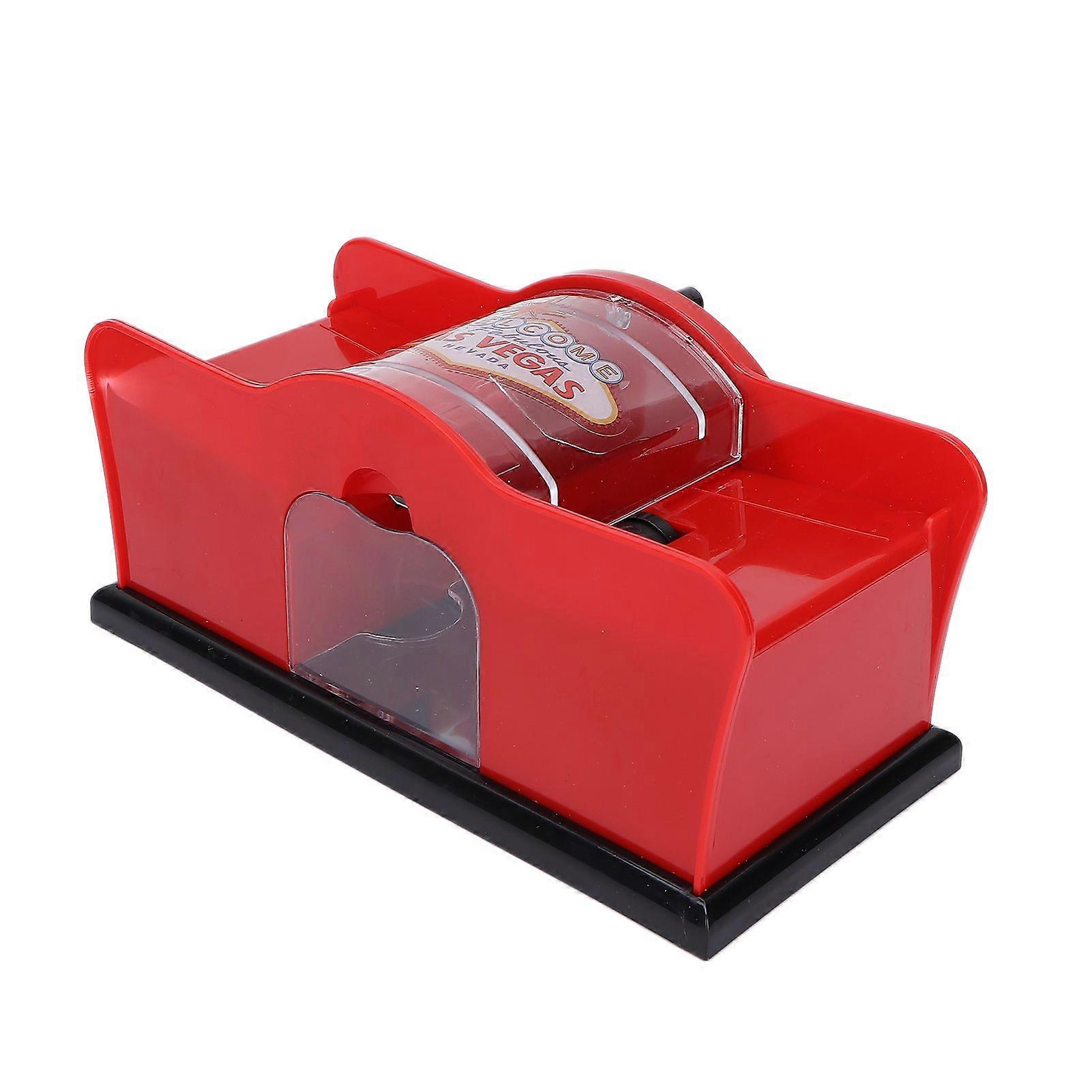 12 Deck Manual Card Shuffler Poker Playing Card Casino Card Manual Shuffler ToolRed