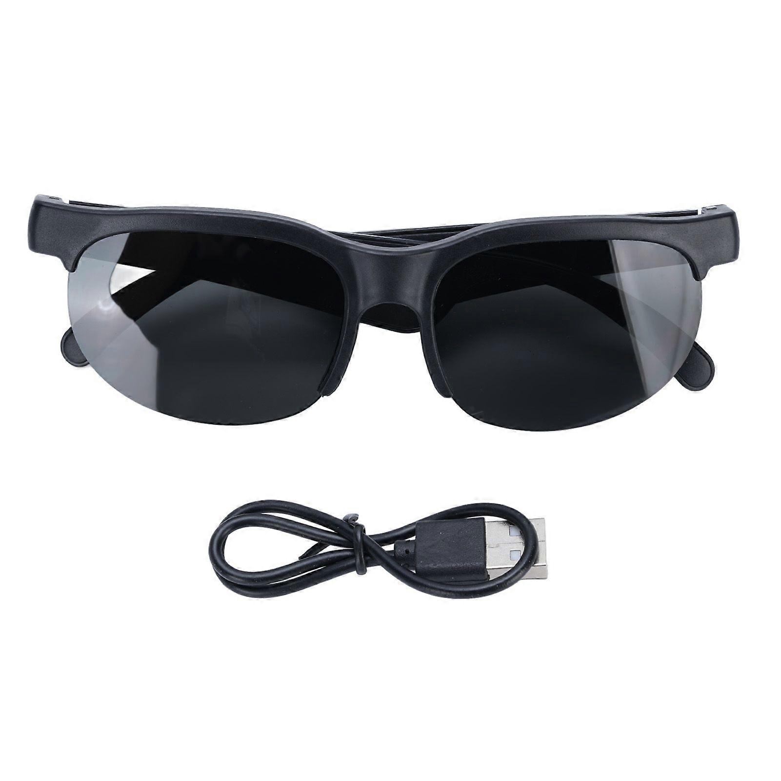 Smart Bluetooth Sunglasses Support 140 Languages Built in Mic Stereo Sound Sunglasses for Music Calling