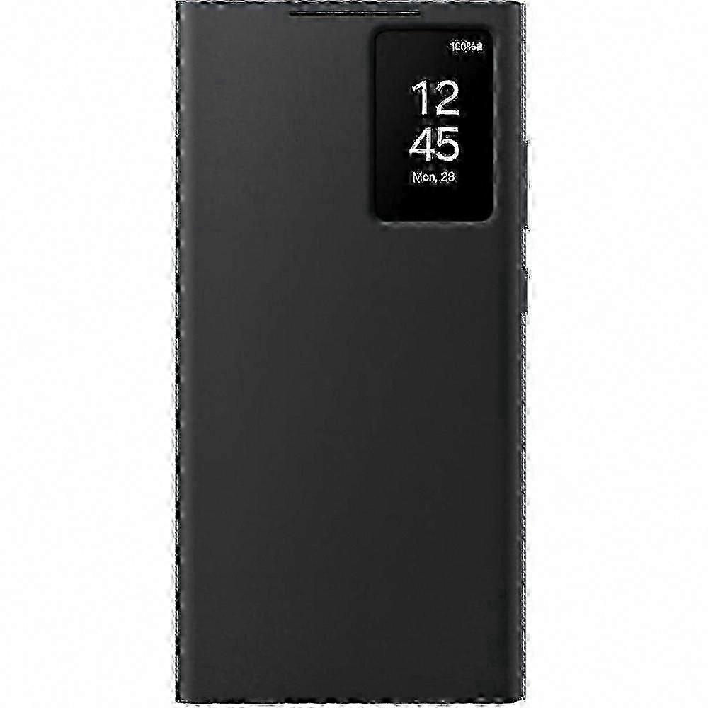 Galaxy S23 Ultra Smart View Wallet Case in Black for Secure Protection