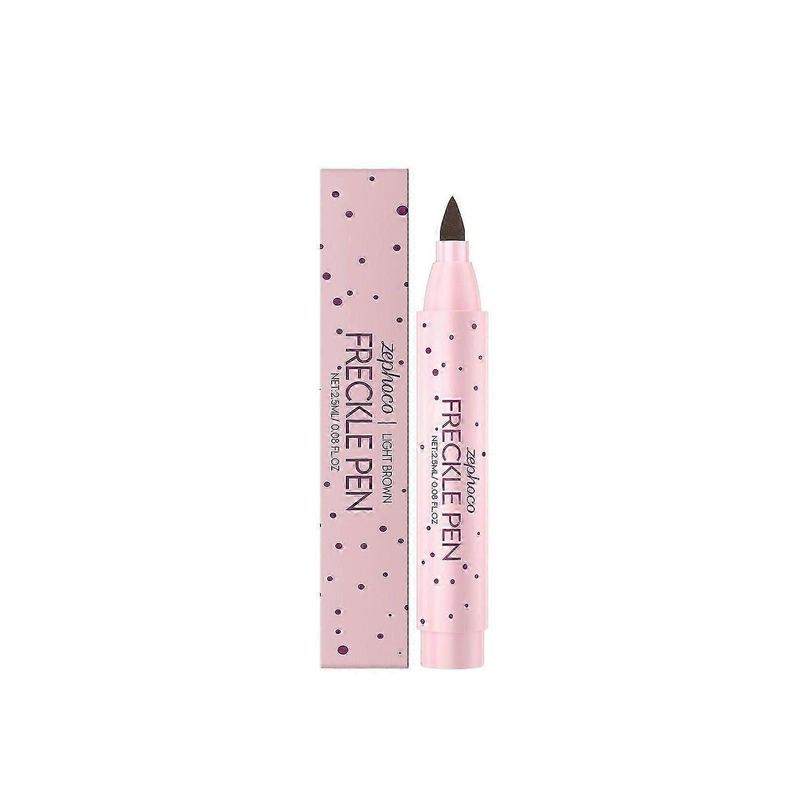 Long-Lasting Light Brown Freckle Pen for Natural, Effortless Makeup | Easy Application, Smooth Brush Strokes & Realistic Spot Distribution for a Playf