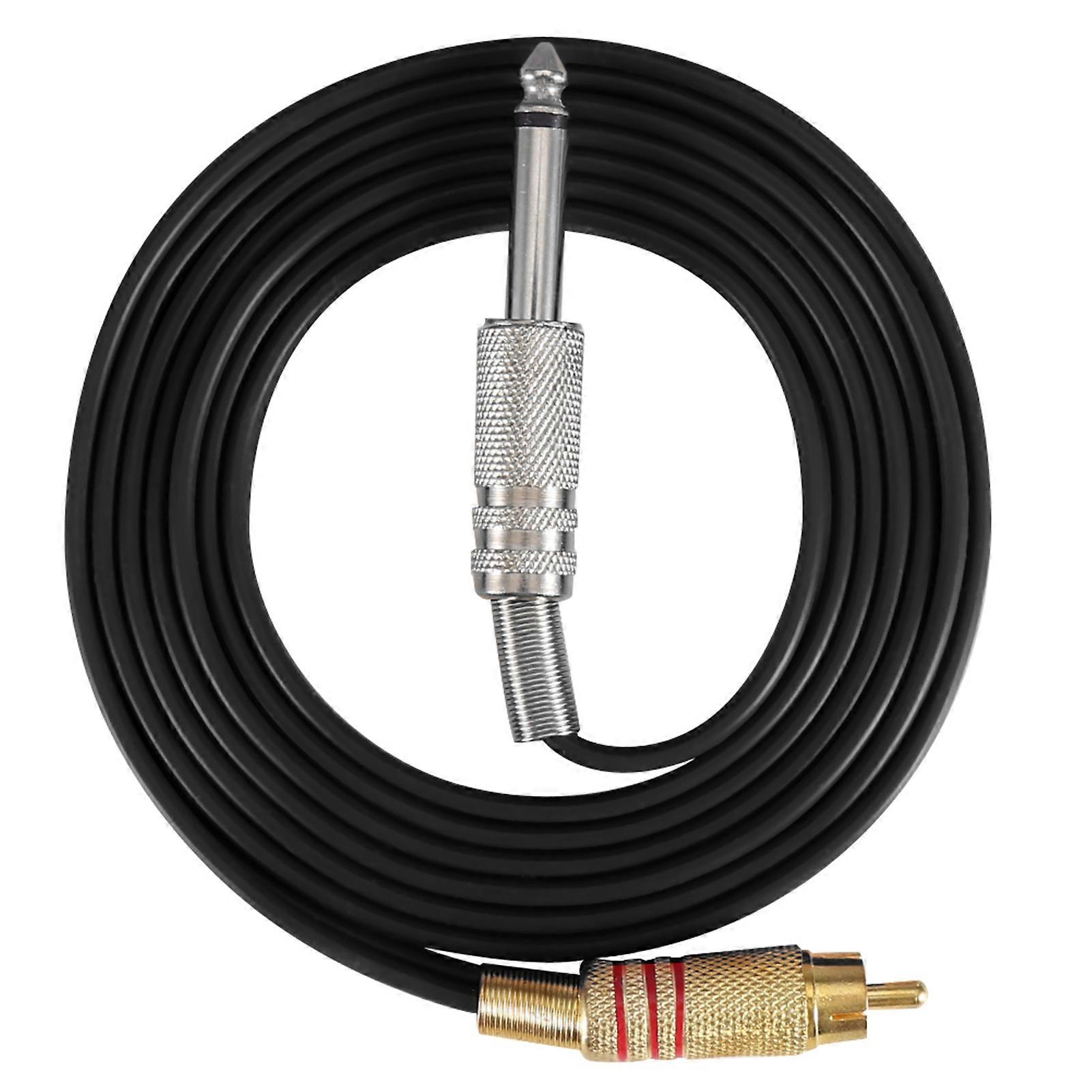 Kit de conversion pour machine à tatouer avec crochet en silicone pour interface RCA droite (noir)