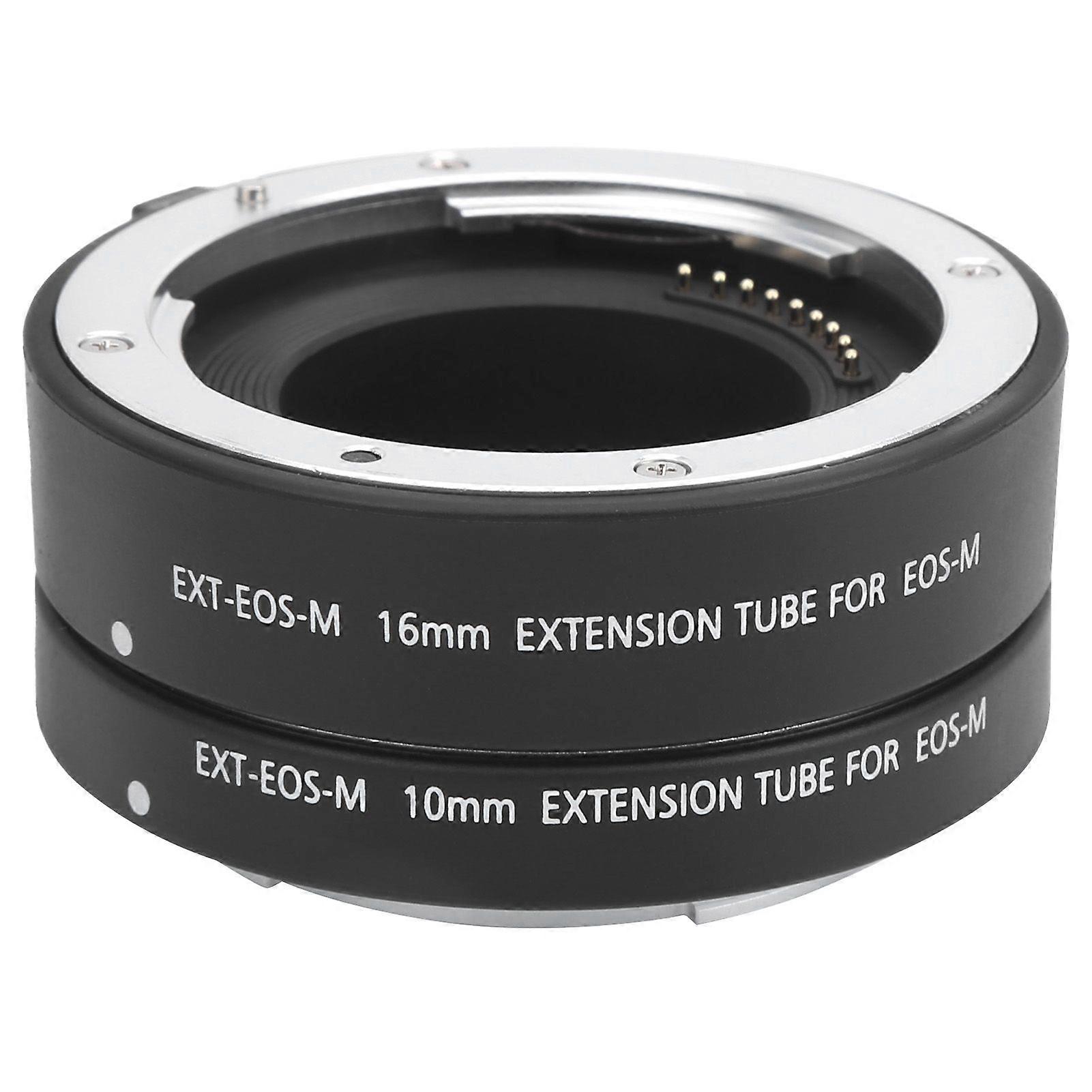 Mcoplus 10mm 16mm Macro Autofocus Closeup Adapter Ring for Canon EOS EFM Mount Camera