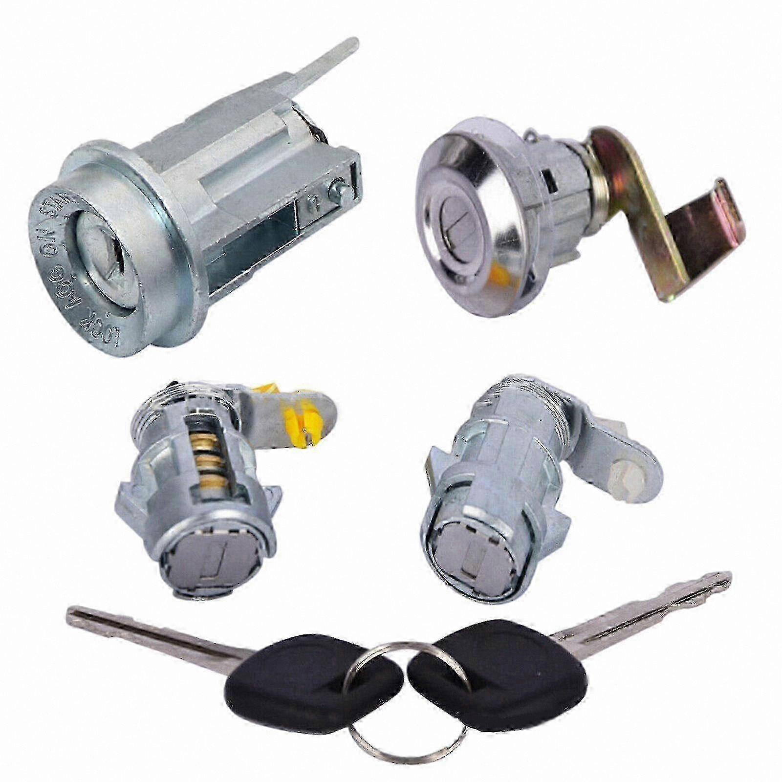 Ignition Door Locks with Gas Lock and 2 Keys for 1992-95 Pickup Truck, Compatible with US Models