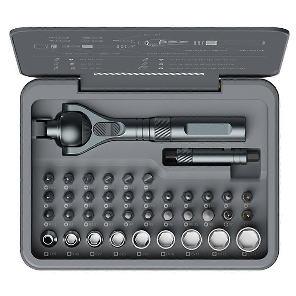 40-in-1 Ratchet Wrench Screwdriver RS2 Magnetic Bits Tools Set