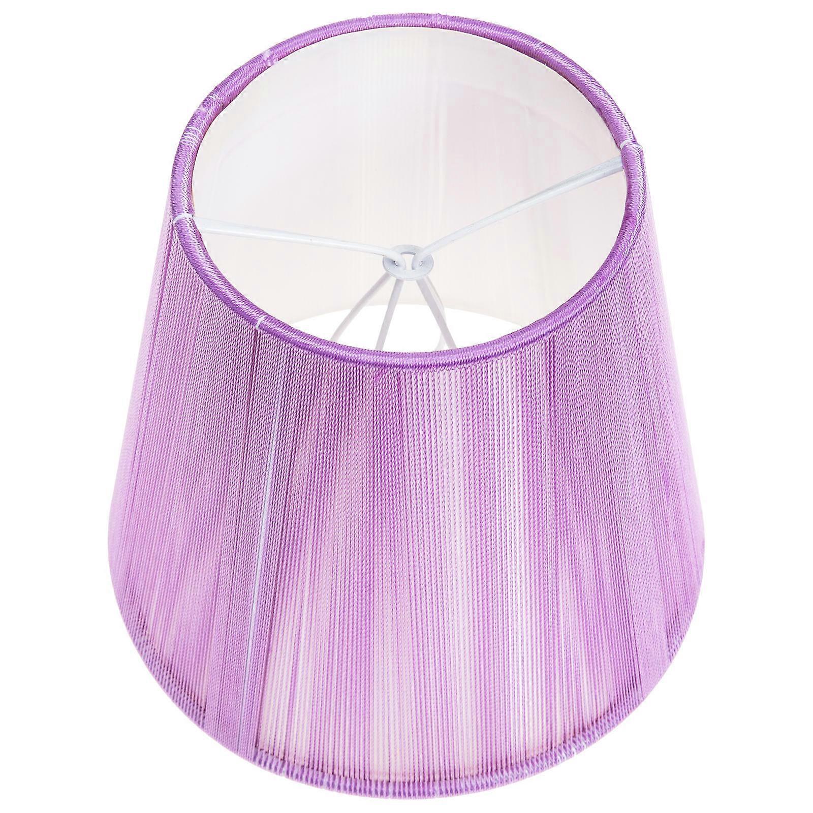 Chandelier Lampshade Ceiling Lamp Cover for Home 1 Piece Lavender Fabric