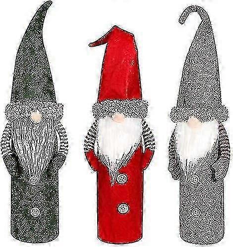 Tizzy Christmas Dwarf Wine Bottle Stopper, Handmade In Sweden.wine Bottle Decoration Santa Claus Bottle Bag With Drawstring Holiday Home Christmas Dec