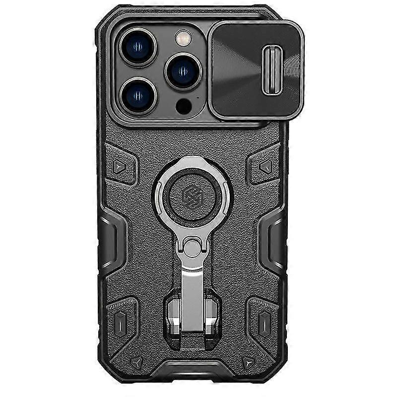 Shockproof Phone Case for iPhone 14/14 Pro/14 Plus/14 Pro Max with Sliding Camera Protection and Stand