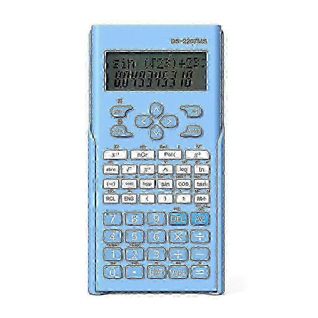 Portable scientific calculator 12 digits multifunctional exam tool in widescreen format Students Function calculator Pro hk