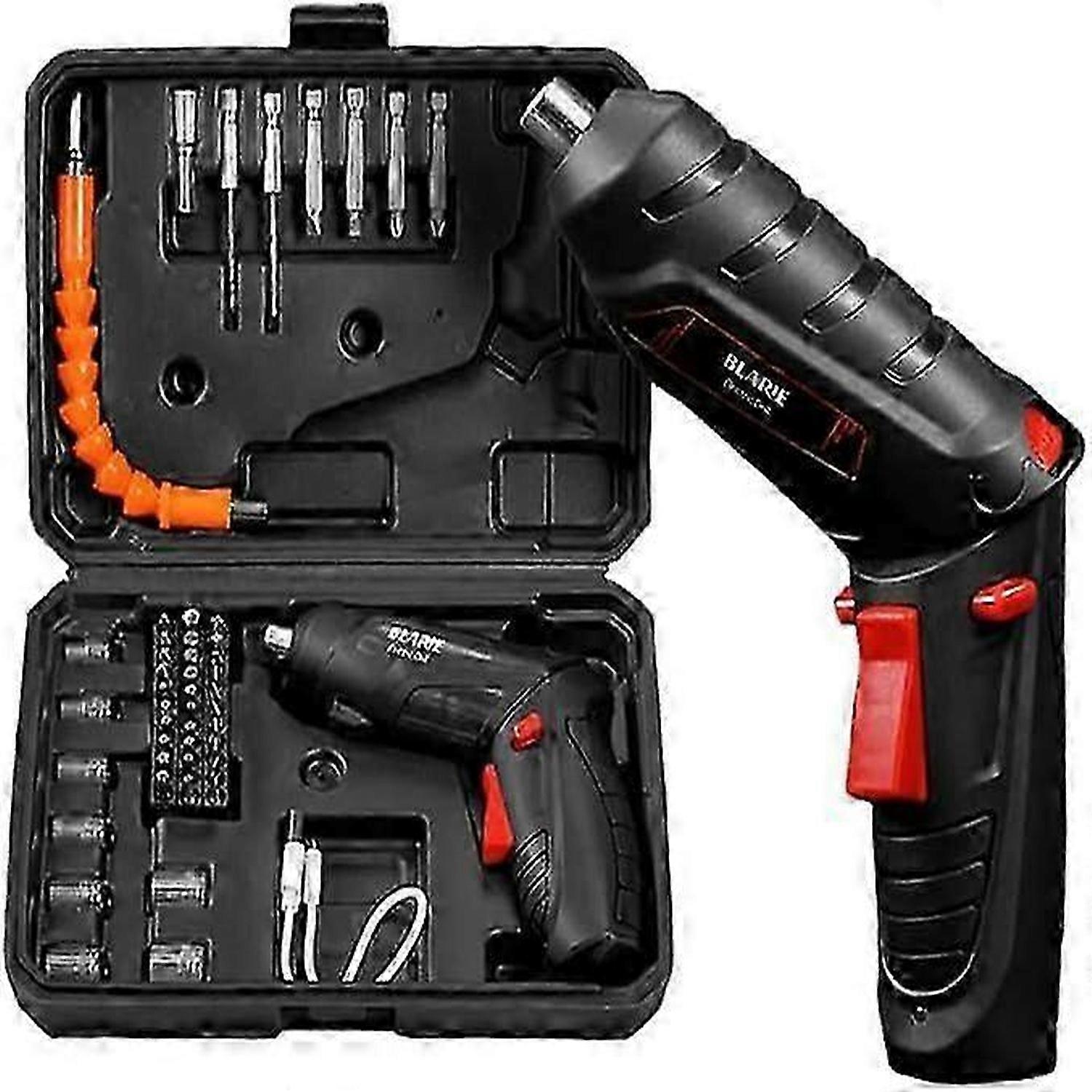 Apex Drill Cordless Screwdriver Rechargeable, Slectric Screwdriver Kit, Home Use Power Screwdriver Set, All In One Tool (Complete Set)