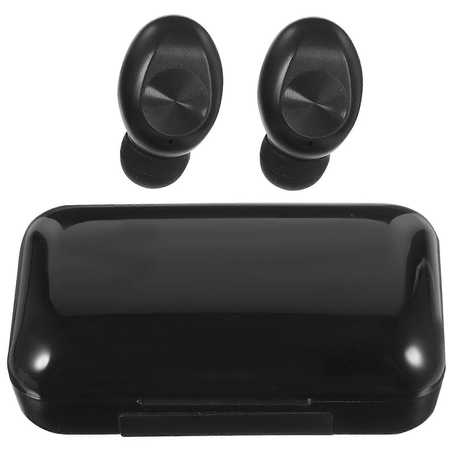 Stereo Headset TWS Earphone Ideal For Exercise Equipped With Control And Phone Charging Capability In Black 1 Pair