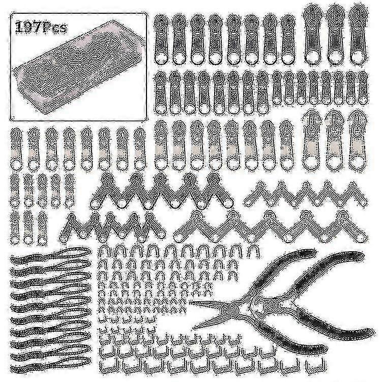 Zipper Repair Kit With Replacement Zippers