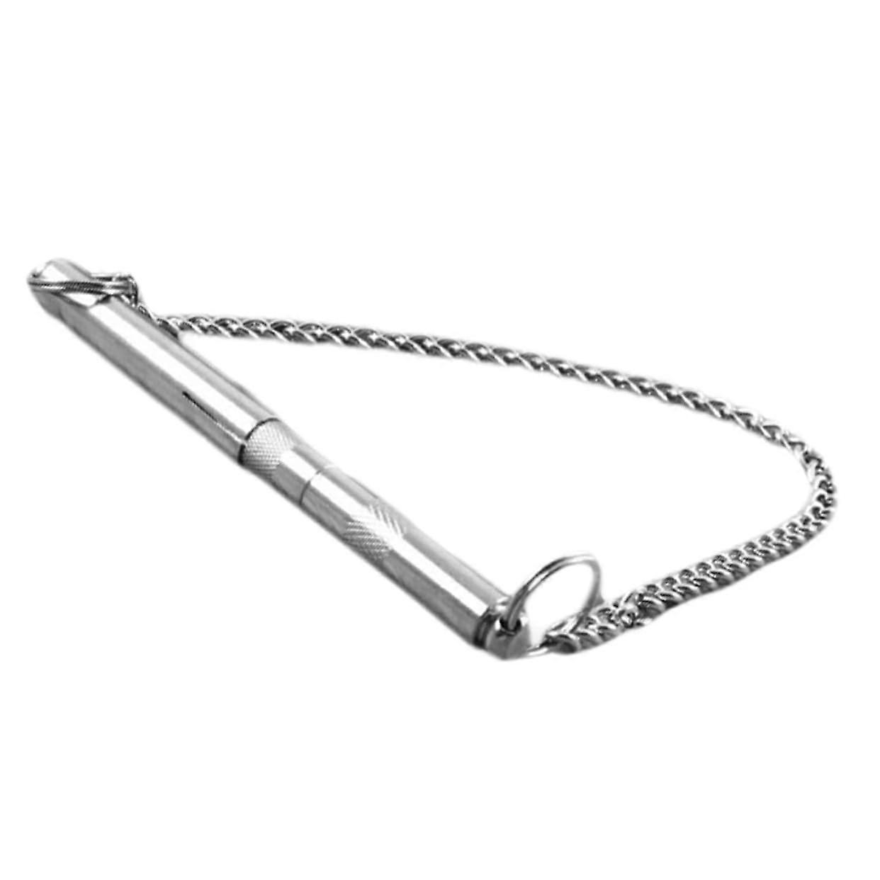 Ultrasonic Dog Whistle Stainless Steel Frequency Adjustable Stop Barking Trainer For Obedience Training