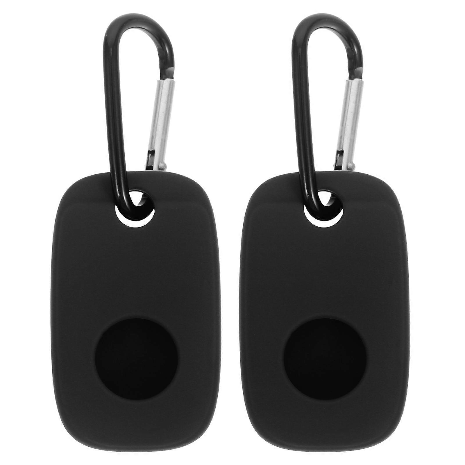 Black Silicone Protective Cover for Tracker Case 2Pcs