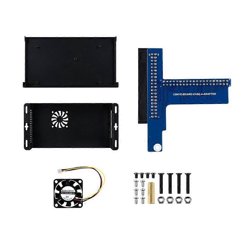 CM5 metalen behuizing voor Raspberry Pi Compute Module 5 IO-kaart met koelventilator