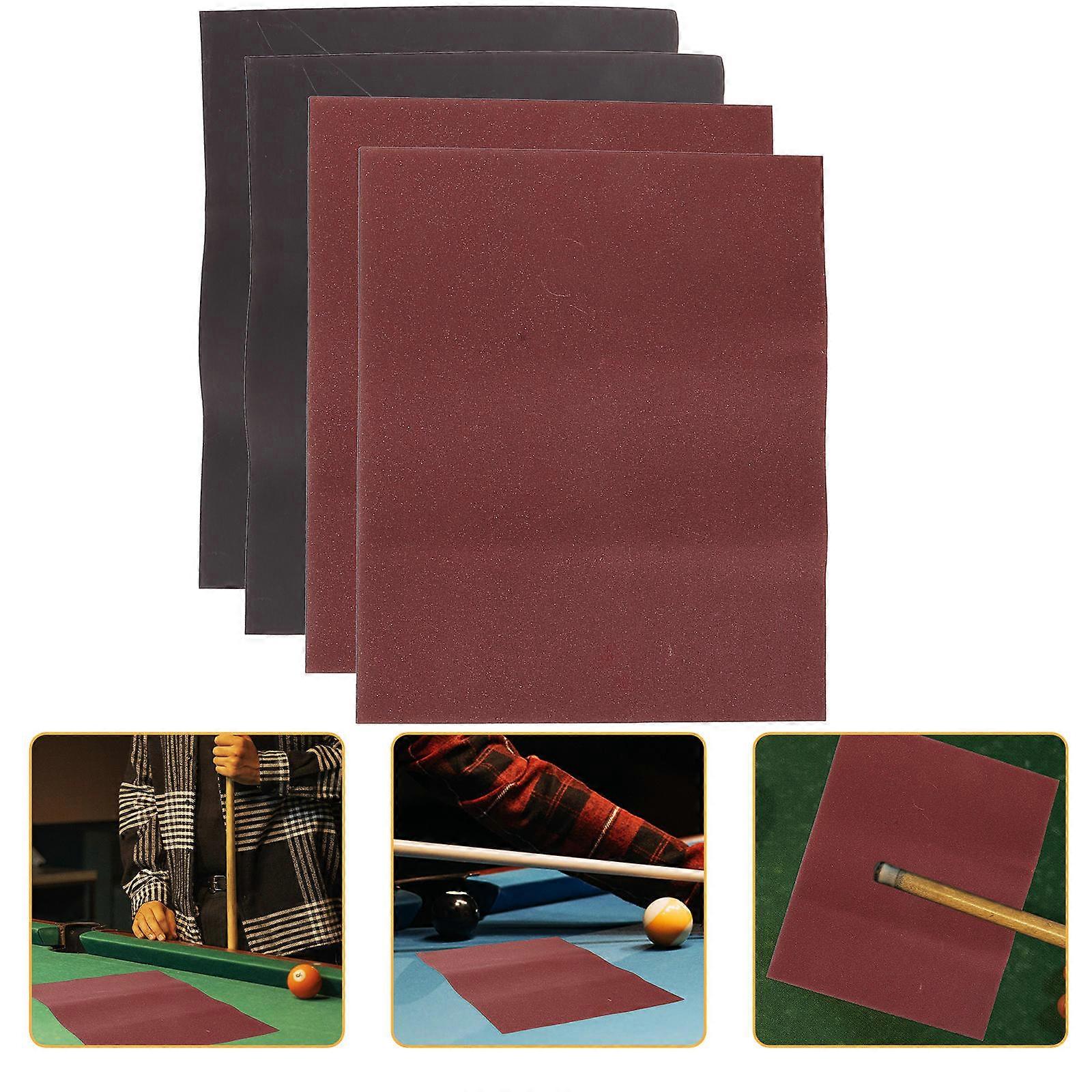 Pool Stick Polishing Sheet Sandpaper for Cue Cleaning 12 Sheets