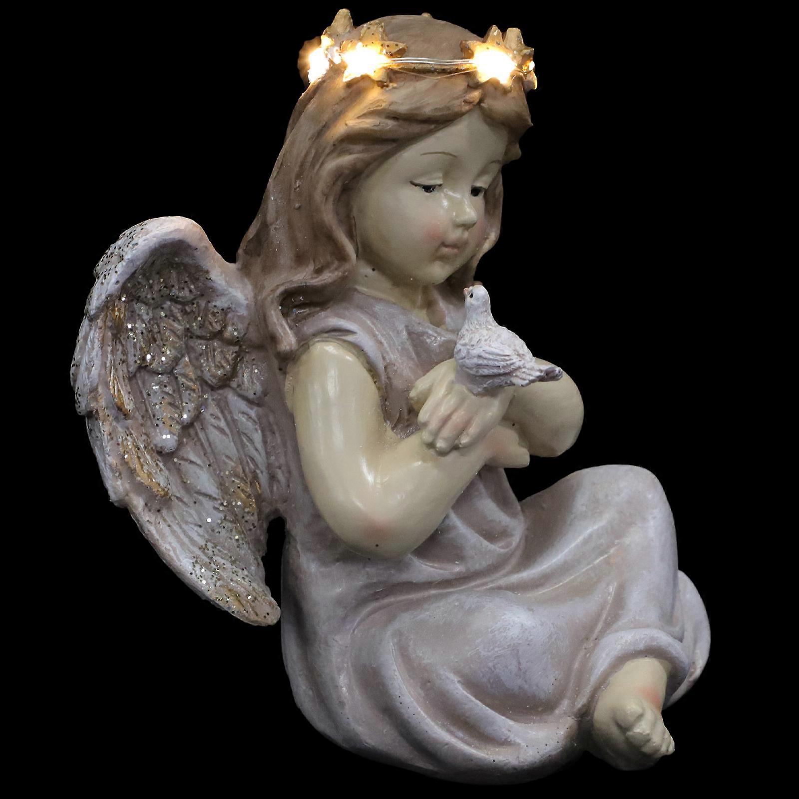 Lovely Angel Shaped Ornament 2Pcs Ideal For Portable Desktop Decor Made With Material And Fine Craftsmanship