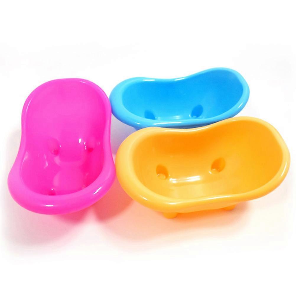 Yellow Pet Bathtub for Small Animals Bath Basin for Hamster and Mice