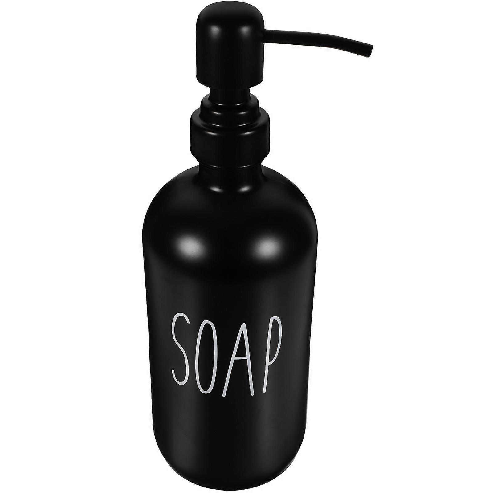 Shampoo Pump Dispenser Cylindrical Shape Stainless Steel Material For Kitchen Sturdy 1Pack