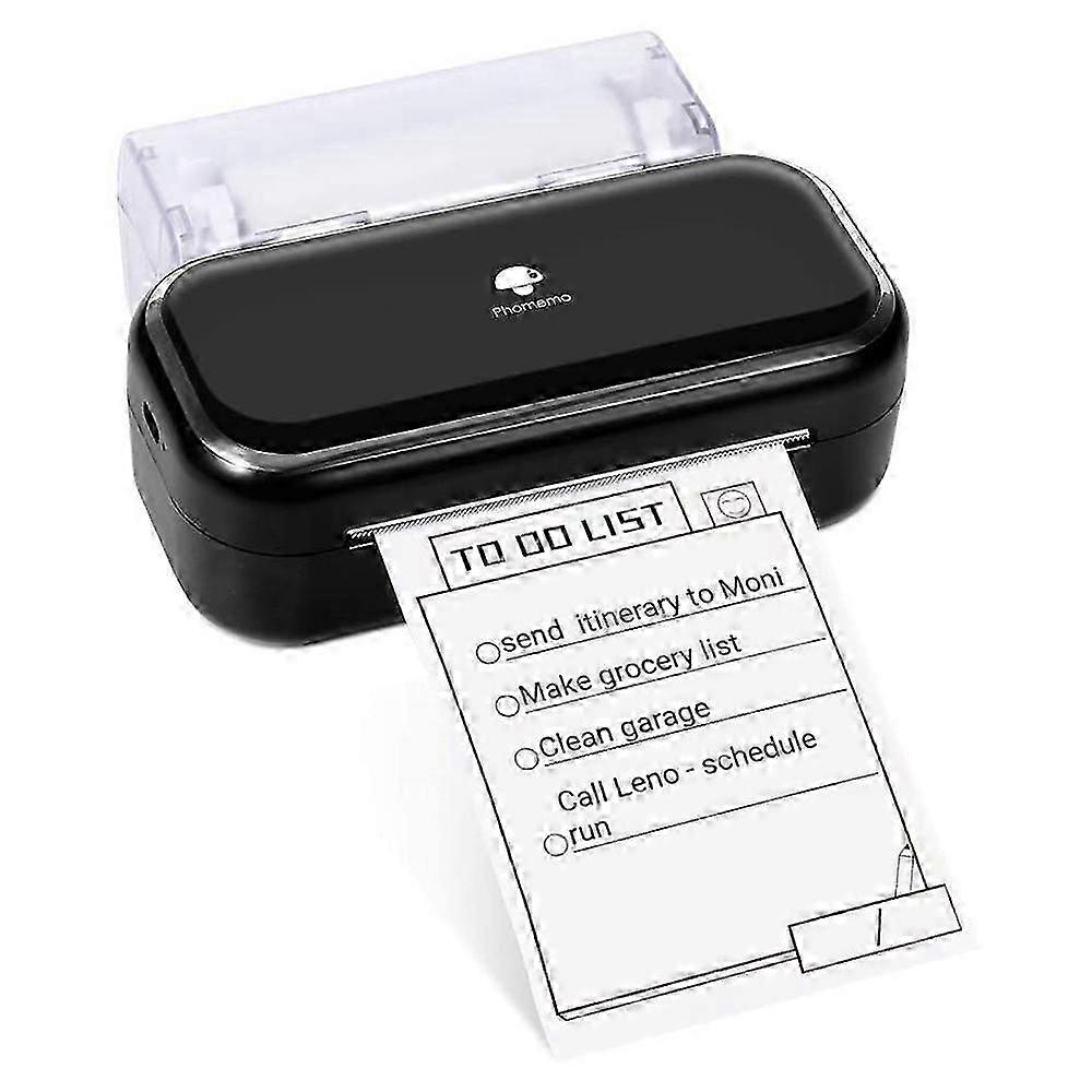 M03 Wide Format Portable Printer - Mini Thermal Printer Bluetooth Mobile Portable Printer, compatible with 53mm/80mm paper, suitable for printing note