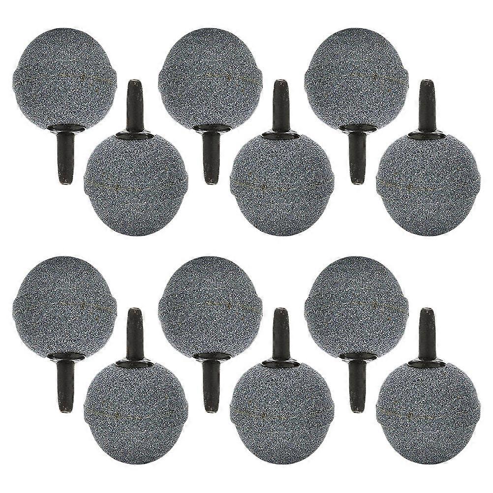 Aquarium Air Stone Durable Round Mineral Bubble Diffuser 120Pcs