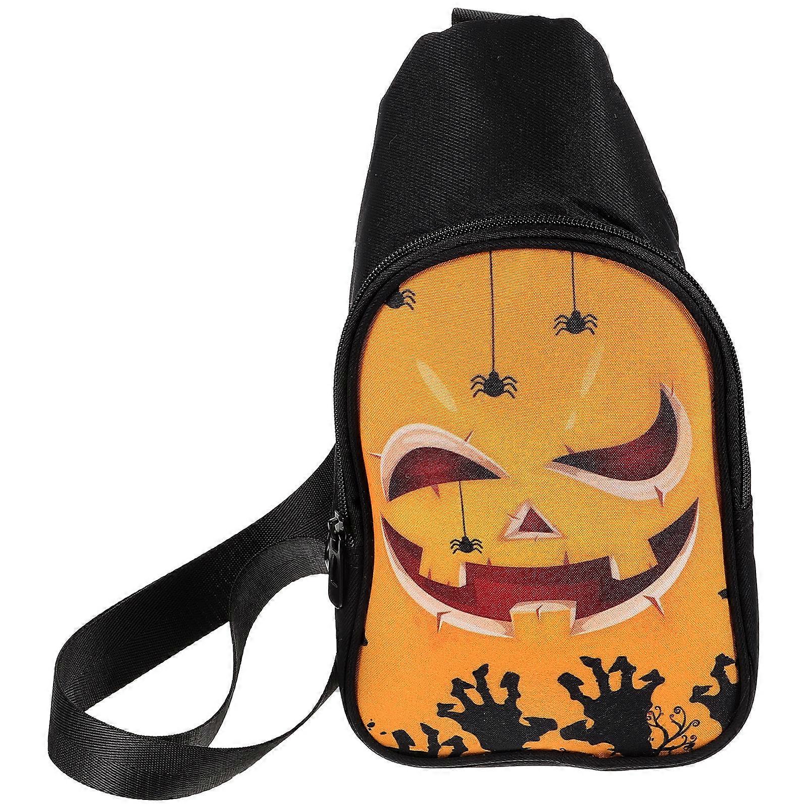 Portable Chest Bag For Men Suitable For Halloween Parties 3Pcs Rectangular Sling Bag With Stylish Design