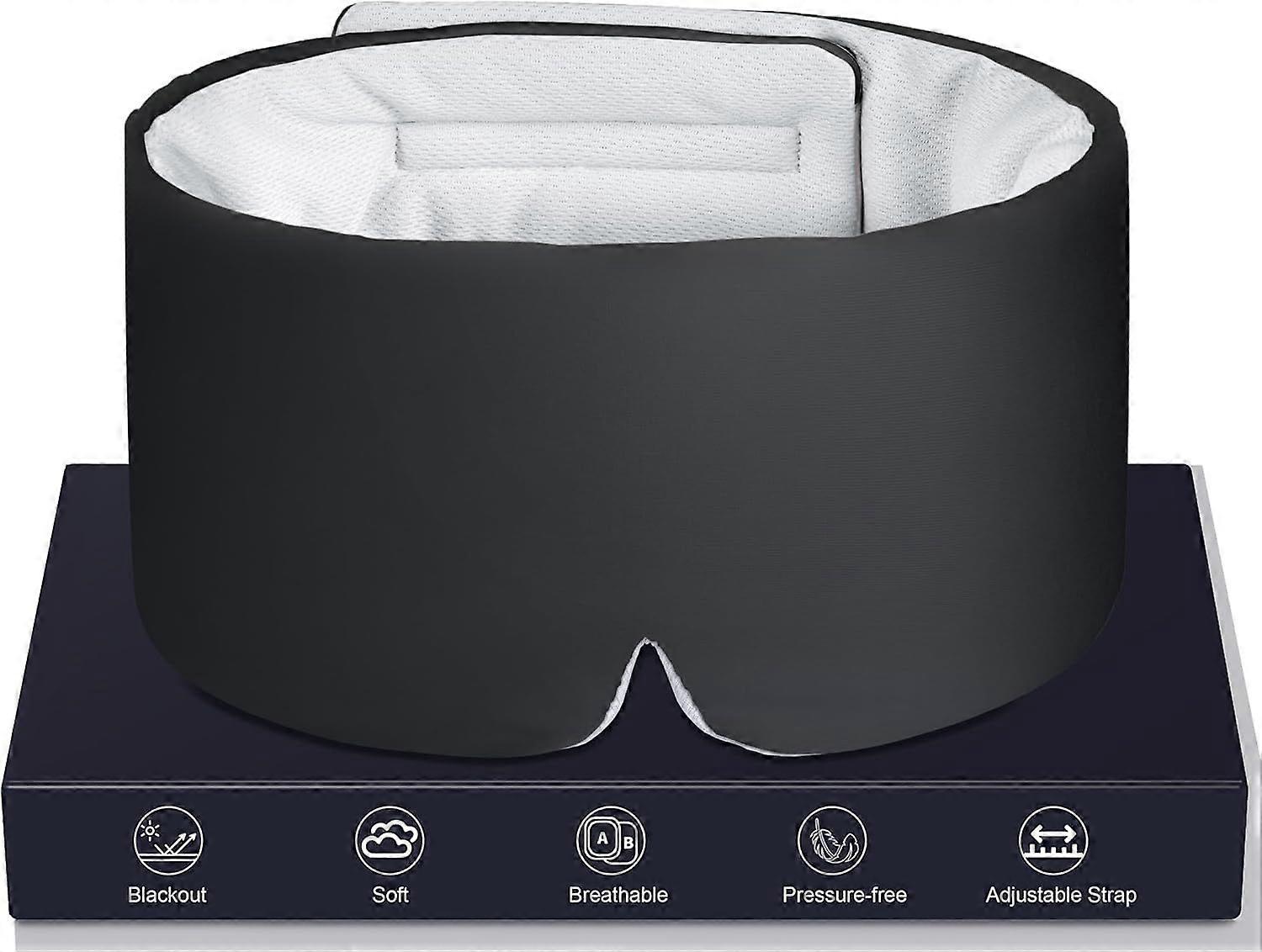 Sleeping Eye Mask, Ice Silk Sleeping Eye Mask for Side